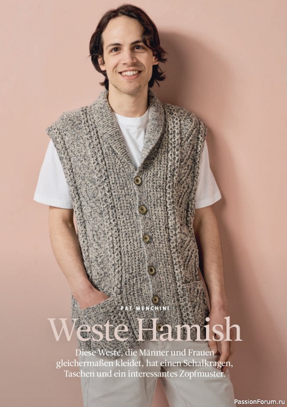 Вязаные проекты спицами в журнале &laquo;The Knitter №81 2026 Germany&raquo;