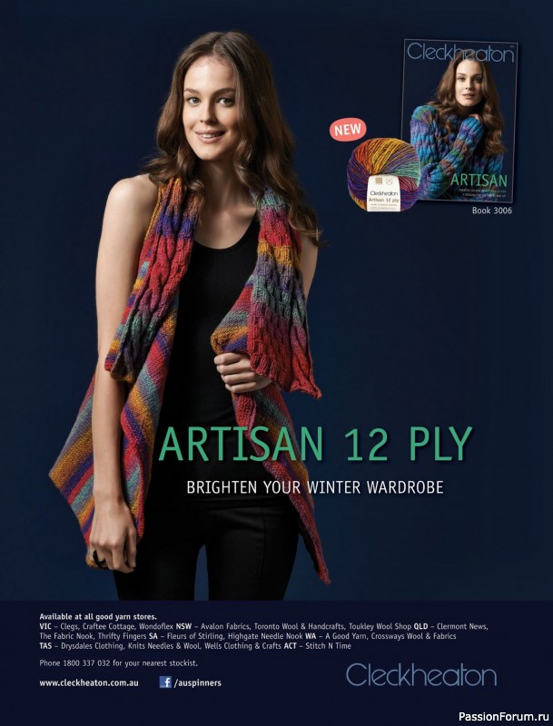 Вязаные проекты в журнале «Beanies Shawls & Scarves №6 2025»