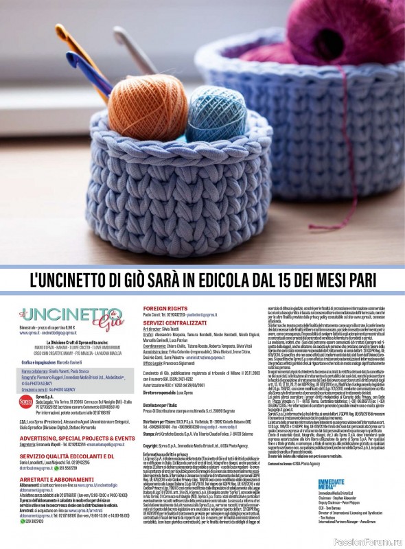 Вязаные проекты в журнале «L'uncinetto di Gio №42 2024»