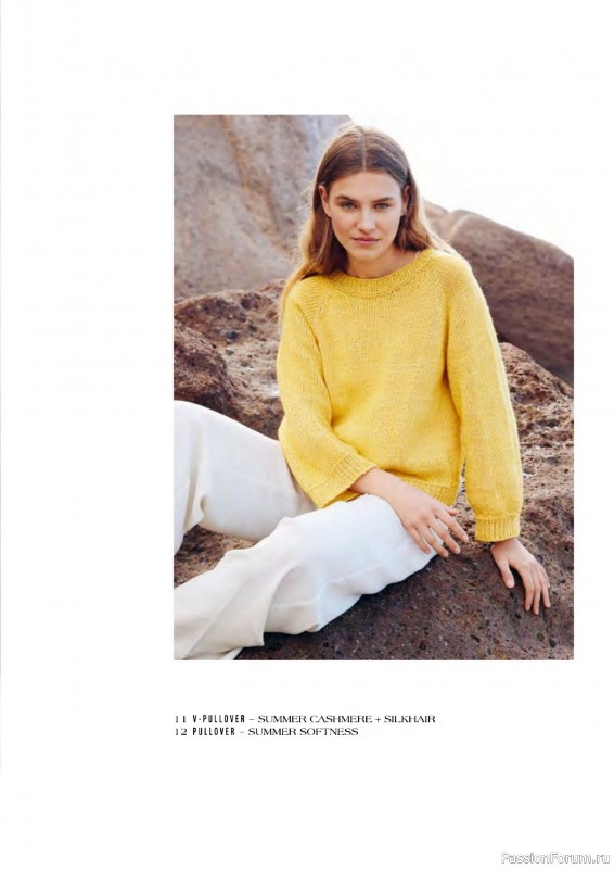 Вязаные проекты в журнале «Lana Grossa - Natural Knits №1 2025»