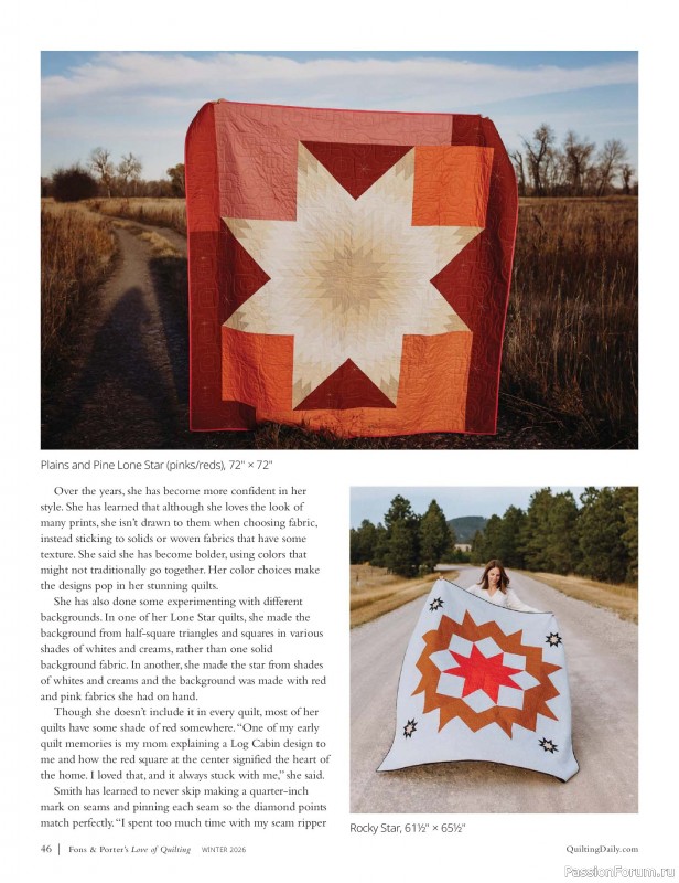 Коллекция проектов для рукодельниц в журнале «Fons & Porter's Love of Quilting - Winter 2026»