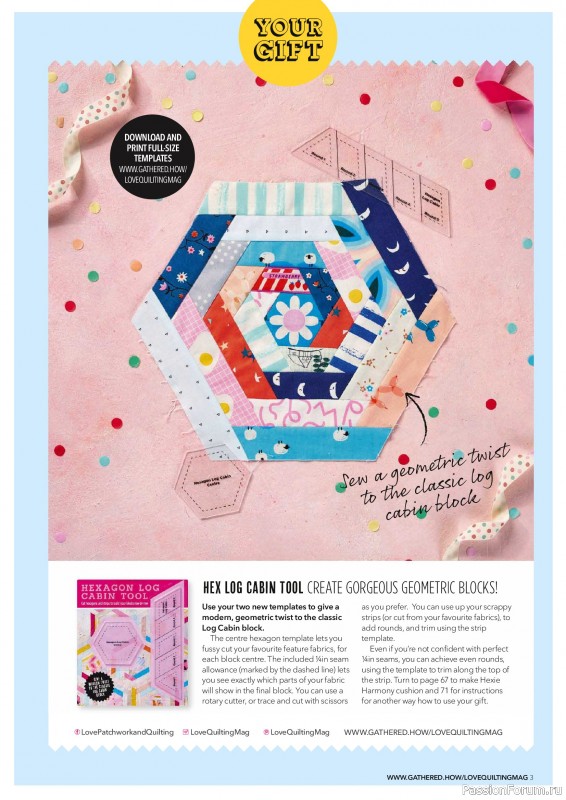 Коллекция проектов для рукодельниц в журнале &laquo;Love Patchwork & Quilting №164 2026&raquo;