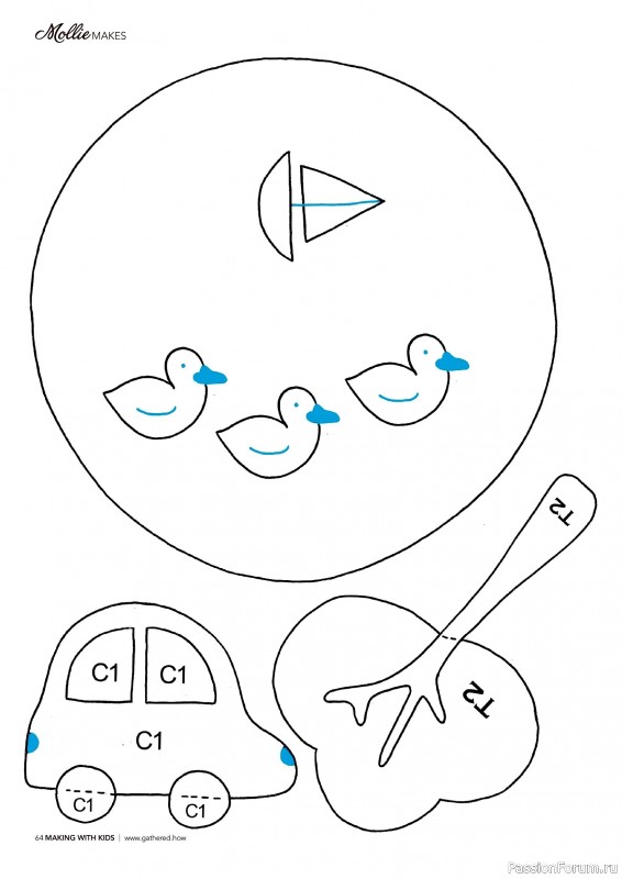 Коллекция проектов для рукодельниц в журнале «Mollie Makes – Making with Kids 2025»