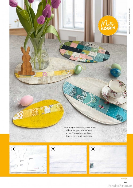 Коллекция проектов для рукодельниц в журнале «Patchwork & Nähen №2 2026»