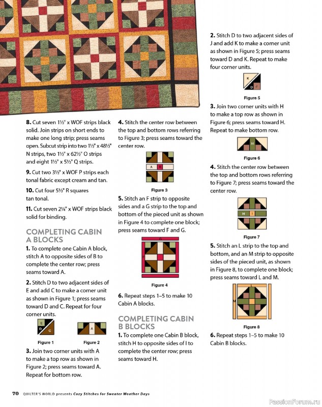 Коллекция проектов для рукодельниц в журнале &laquo;Quilter's World Specials - Late Autumn 2026&raquo;
