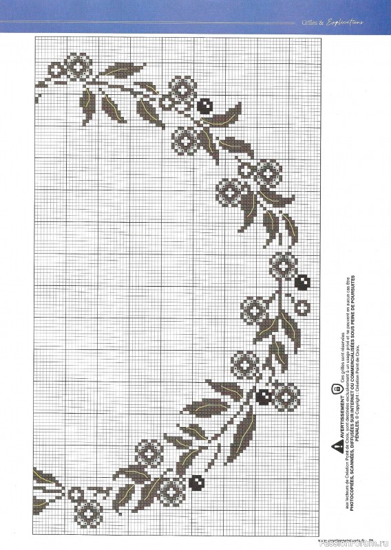 Коллекция вышивки в журнале «Creation Point de Croix №111 2025»