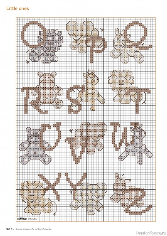 Коллекция вышивки в журнале «Cross Stitch Collection - The Ultimate Alphabets 2026»
