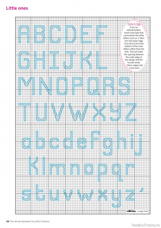 Коллекция вышивки в журнале «Cross Stitch Collection - The Ultimate Alphabets 2026»