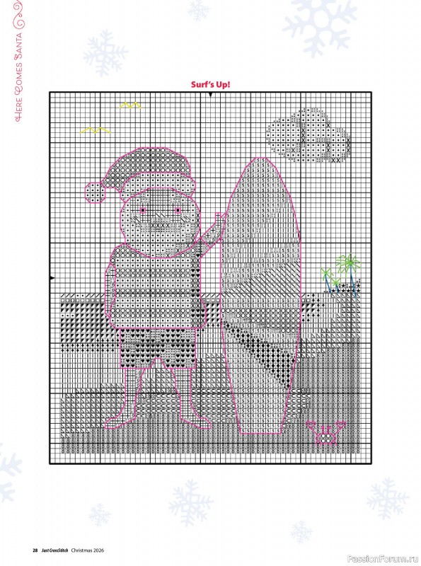 Коллекция вышивки в журнале «Just CrossStitch - Christmas 2026»