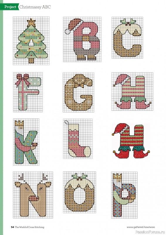 Коллекция вышивки в журнале «The World of Cross Stitching №365 2025»