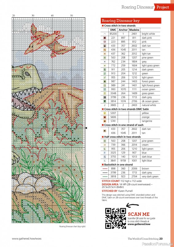 Коллекция вышивки в журнале &laquo;The World of Cross Stitching №371 2026&raquo;