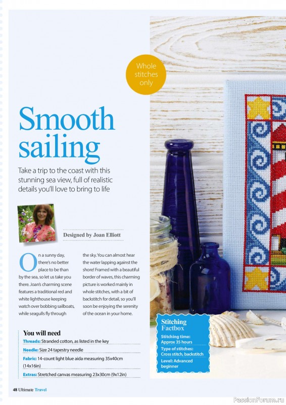 Коллекция вышивки в журнале &laquo;Ultimate Cross Stitch Travel 2026&raquo;