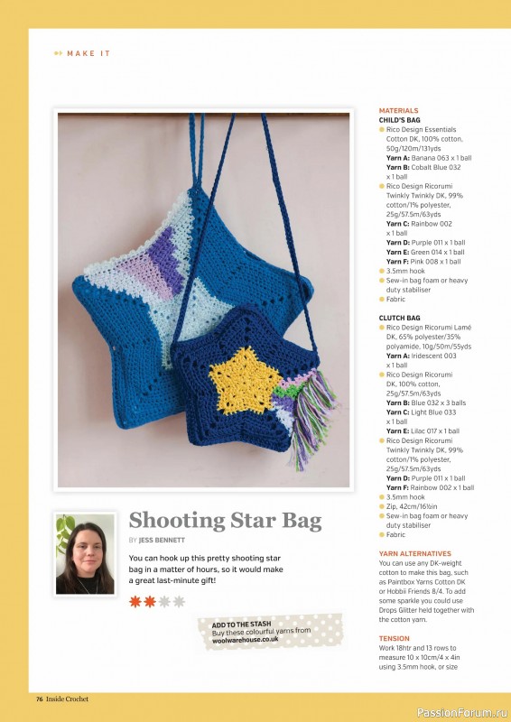 Вязаные проекты крючком в журнале «Inside Crochet №183 2025»