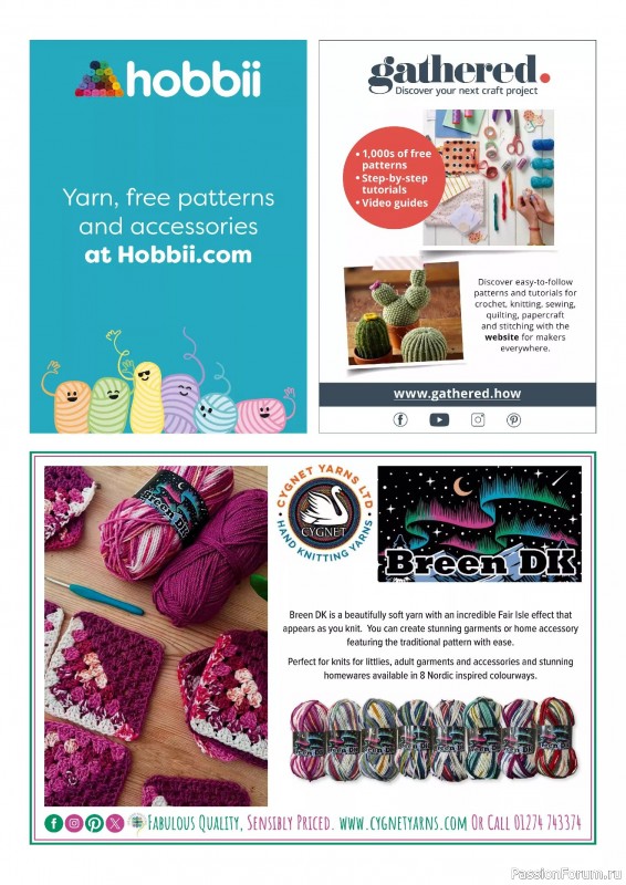 Вязаные проекты крючком в журнале «Simply Crochet №169 2025»