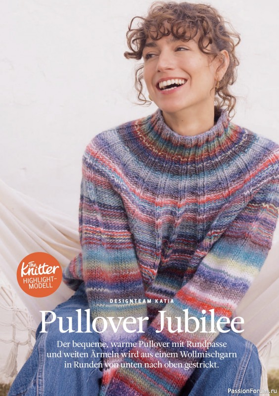 Вязаные проекты спицами в журнале &laquo;The Knitter №80 2026 Germany&raquo;