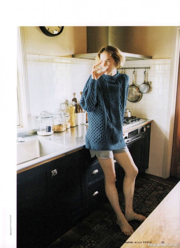 Вязаные проекты в книге &laquo;Amuhibi Meets Rowan&raquo;