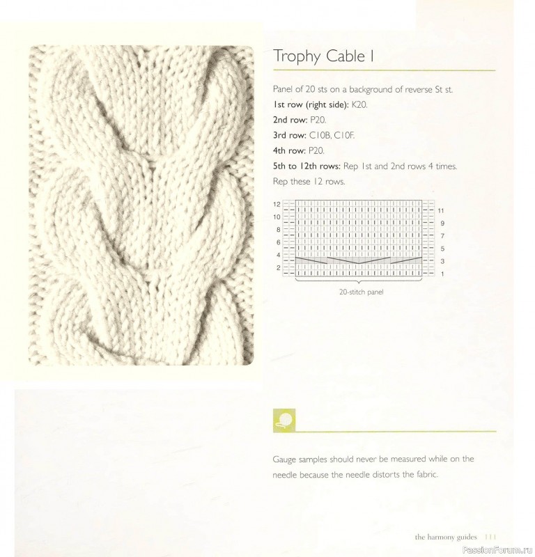 Вязаные проекты в книге &laquo;Cables & Aran Stitches-250 to Knit&raquo;