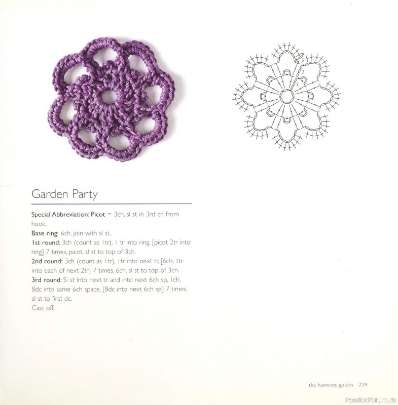 Вязаные проекты в книге &laquo;Crochet Stitch Motifs&raquo;. Продолжение
