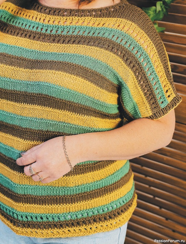 Вязаные проекты в книге «Красивая одежда Plus Size на спицах».