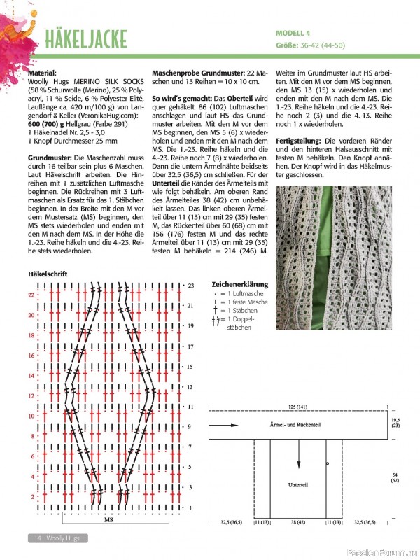 Вязаные проекты в журнале «Woolly Hugs Maschenwelt №2 2024»