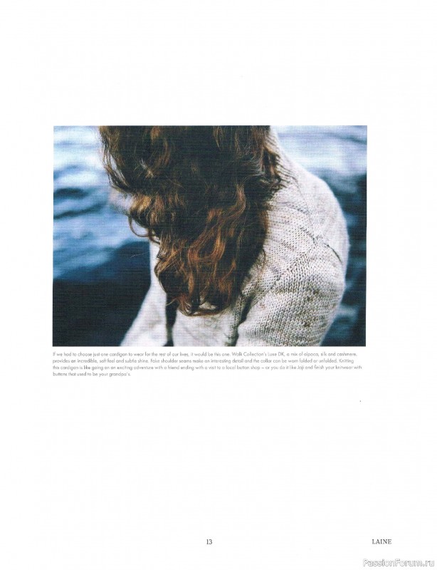 Вязаные проекты в журнале &laquo;Laine Magazine №1 2016 Autumn/Winter&raquo;.
