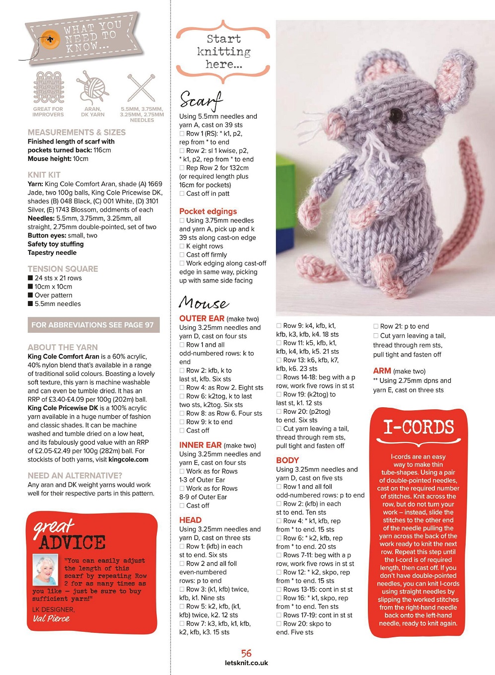 Для любителей вязания спицами. Let&#039;s Knit №177 2021