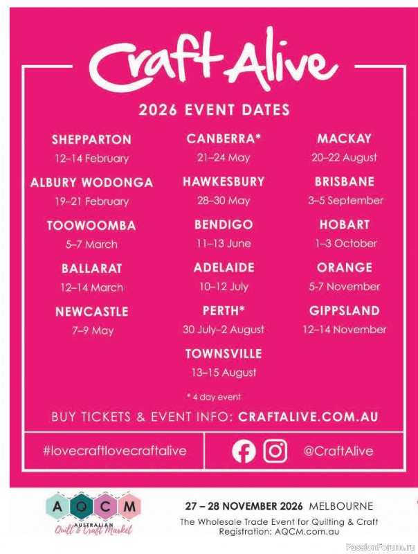 Коллекция проектов для рукодельниц в журнале &laquo;Australian Homespun №230 2026&raquo;