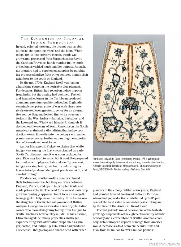 Коллекция проектов для рукодельниц в журнале «PieceWork - Summer 2026»