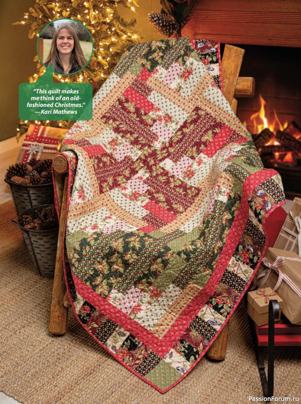 Коллекция проектов для рукодельниц в журнале «Quilter's World - Winter 2026»
