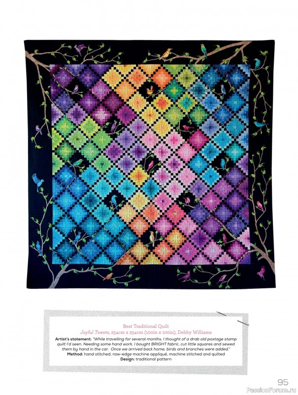 Коллекция проектов для рукодельниц в журнале «Quilters Companion №135 2025»