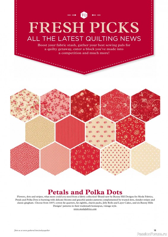 Коллекция проектов для рукодельниц в журнале &laquo;Todays Quilter №139 2026&raquo;