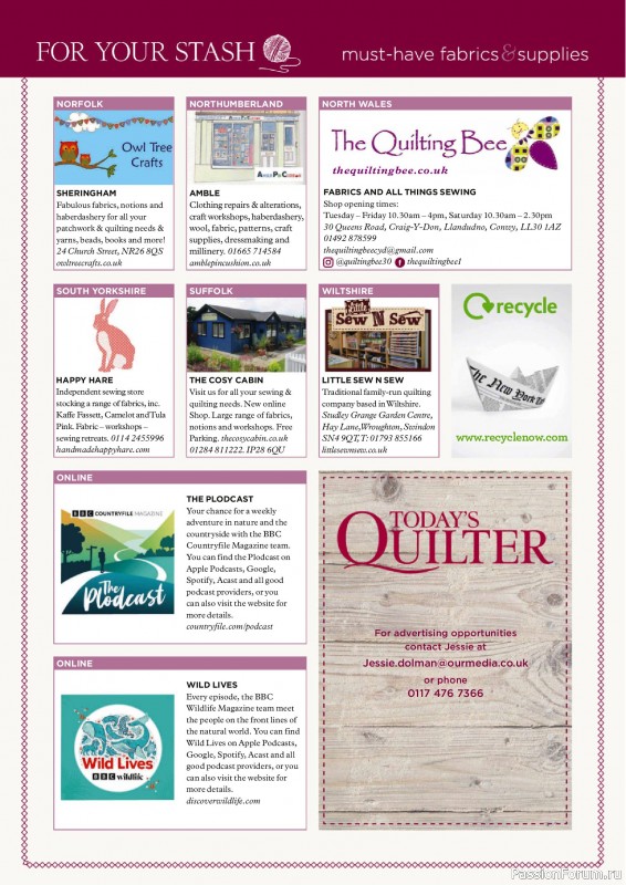 Коллекция проектов для рукодельниц в журнале «Todays Quilter №142 2026»