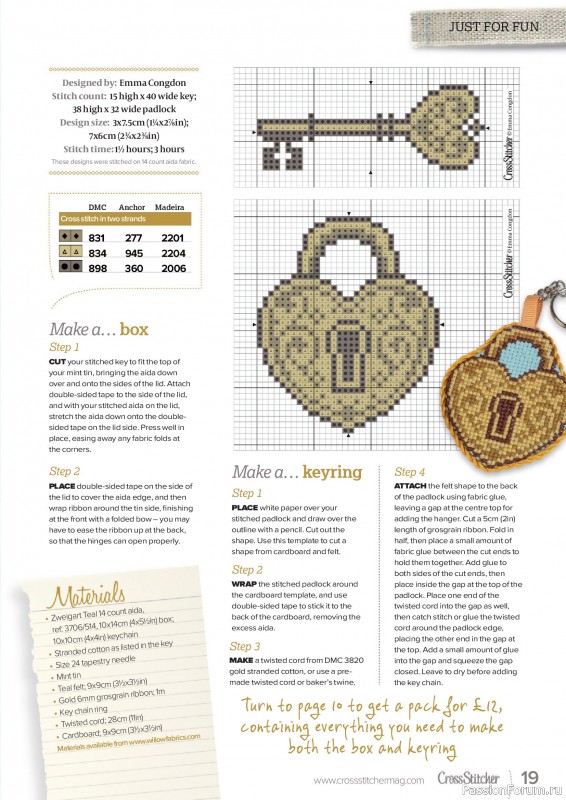 Коллекция вышивки в журнале «CrossStitcher №424 2025»