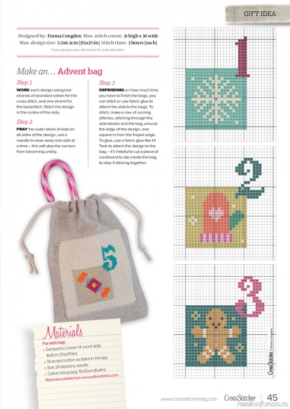 Коллекция вышивки в журнале «CrossStitcher №441 2026»