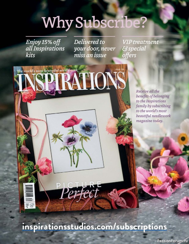 Коллекция вышивки в журнале &laquo;Inspirations №130 2026&raquo;