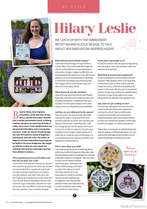 Коллекция вышивки в журнале «Love Embroidery №75 2026»