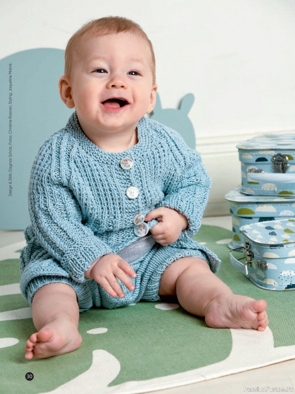 Вязаные модели для детей в журнале «Baby Maschenmode Sonderheft BM 011 2025»