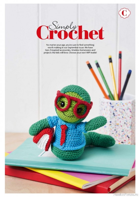Вязаные модели крючком в журнале «Simply Crochet №127 2022»