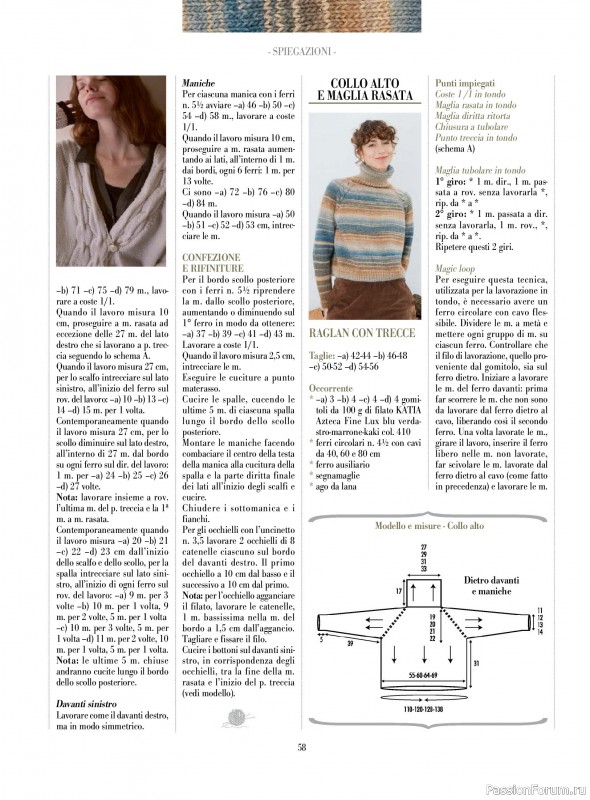 Вязаные модели в журнале «Piu Maglia №50 2025»