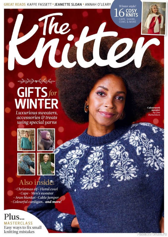 Вязаные проекты спицами в журнале &laquo;The Knitter №234 2026&raquo;