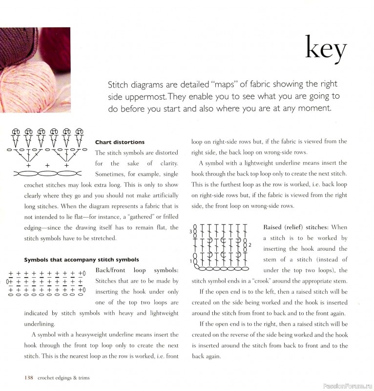 Вязаные проекты в книге &laquo;Crochet Edgings & Trims: 150 Stitches&raquo;.