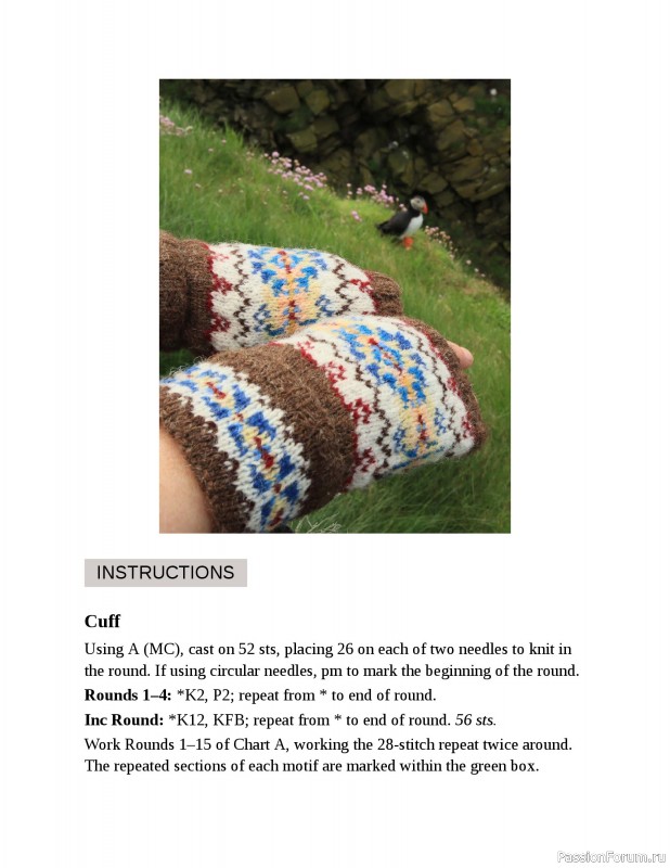 Вязаные проекты в книге «Fair Isle Knitting Tradition». Продолжение