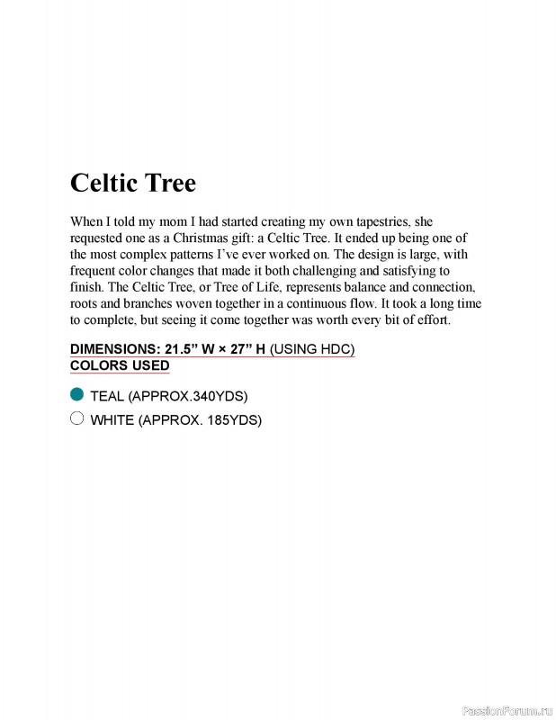 Вязаные проекты в книге «Modern Crochet Tapestries». Продолжение