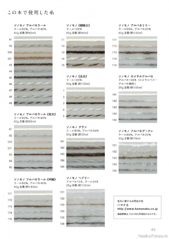 Вязаные проекты в книге «Sonomono Komono – Knitting natural colors»