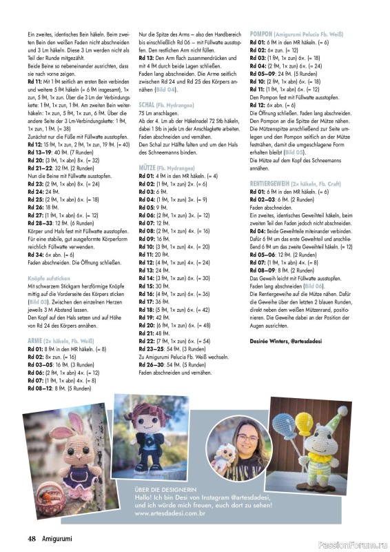 Вязаные проекты в журнале «Amigurumi Magazin №29 2026»