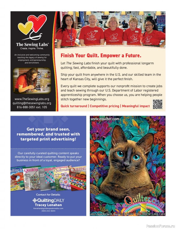 Коллекция проектов для рукодельниц в журнале «Fons & Porter's Love of Quilting - Winter 2026»