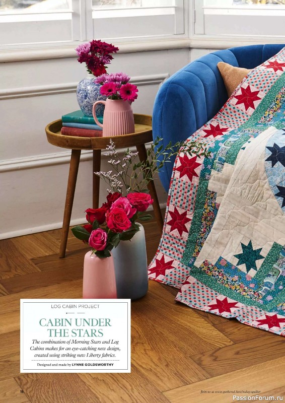 Коллекция проектов для рукодельниц в журнале «Todays Quilter №126 2025»
