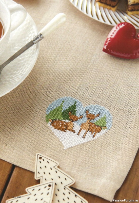 Коллекция вышивки в журнале &laquo;Creation Point de Croix №116 2026&raquo;