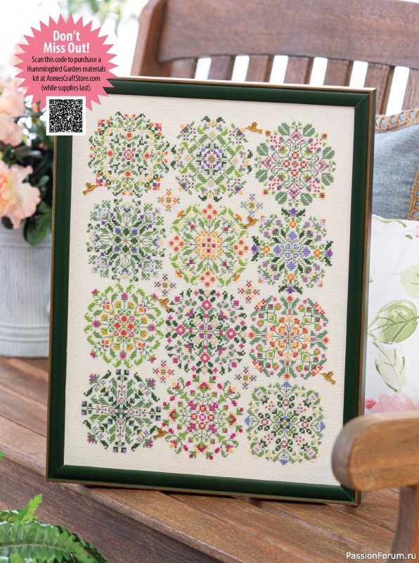 Коллекция вышивки в журнале «Just CrossStitch - Spring 2024»