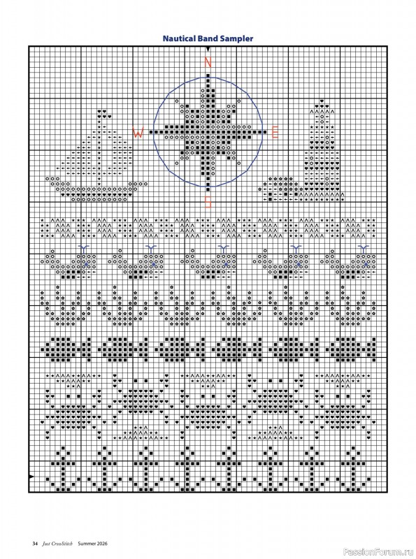 Коллекция вышивки в журнале &laquo;Just CrossStitch - Summer 2026&raquo;